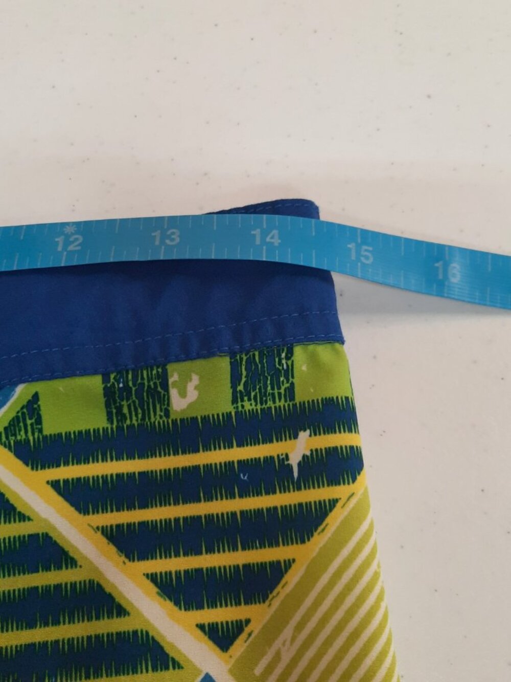 OP Ocean Pacific Boys Youth XL 14-16 Board Shorts Swim Trunks Geometric Beach - Picture 6 of 8